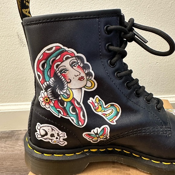 Dr. Martens Unisex Limited Edition 1460 Chris Lambert Tattoo - Picture 4 of 9